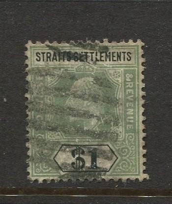 Straits Settlements #123 KEVII 1904 Wmk 3  CV$45.00.