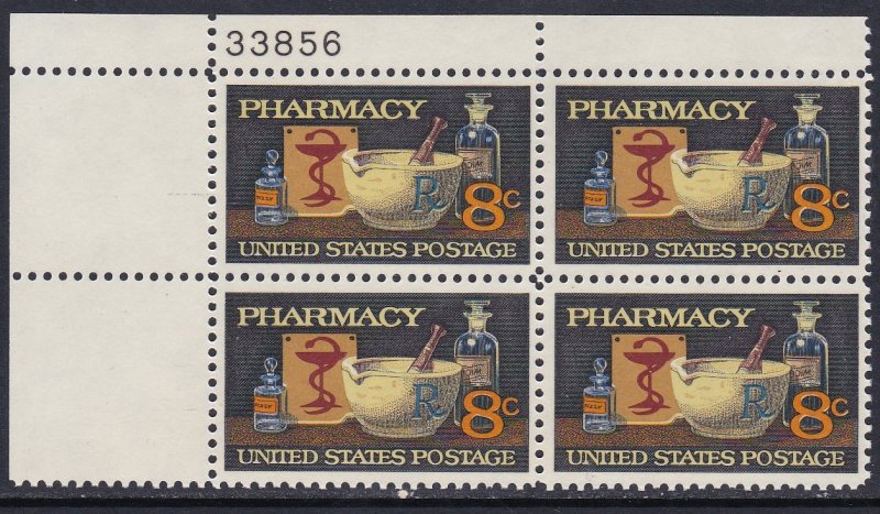 1473 Pharmacy Plate Block MNH