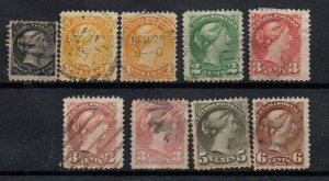 Canada 34, 35, 35a, 36, 37, 37b, 37c, 38 & 39 Used