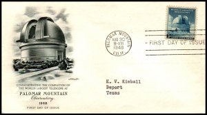 US 966 Palomar Artmaster Typed FDC