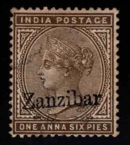 Zanzibar Scott 5 Used nice cancel, color  and centering