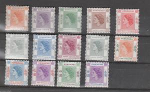 HONG KONG 1954 SET 
