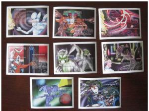 Nicaragua 1994 Scott 2020 .. 2027 (8) sheet, Aliens sighting