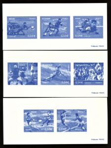 FRANCE 2007 ~  SOCCER PROOF Mini Cards ~ LOT OF 3