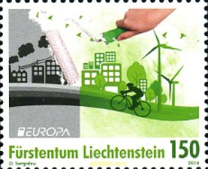 367006 MNH LIECHTENSTEIN 2016 EUROPA CEPT 2016 - ECOLOGIA EN EUROPA - PIENSA ...