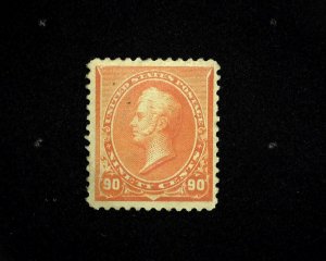 HS&C: Scott #229 MOG Disturbed gum and two pin point inclusions Vf/Xf US Stamp