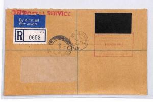 Malawi OFFICIAL REGISTERED Airmail UNUSUAL Cover {samwells}PTS 1980 BQ257
