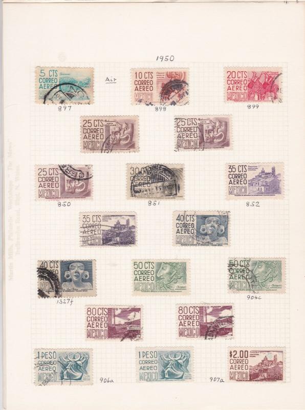 mexico stamps page ref 16508