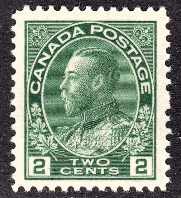 Canada Scott 107e  dry printing VF mint OG NH.