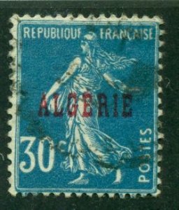 Algeria 1925 #16 U SCV (2024) = $0.80