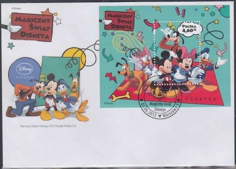 Disney # 04-0043 Sc #C 4079 FDC With Disney Souvenir Sheet Disney # 04-0043 Sc #C 4079 FDC With Disney Souvenir Sheet