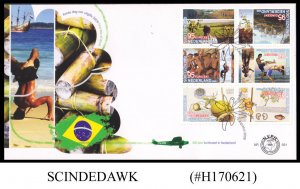 NETHERLANDS - 2009 DUTCH CONNECTIONS WITH BRAZIL - 6V - FDC