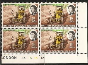 Solomon Isls. 188 MNH 1968 15c Road Building Block