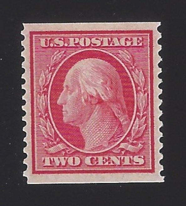 US #388 1910-11 Carmine Wmk 190 Perf 12 Vert Mint OG LH VF Scv $1400