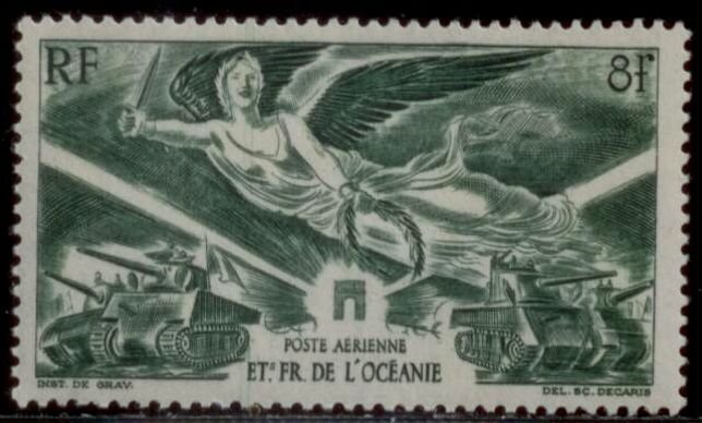 French Polynesia 1946 SC# C10 MLH E48