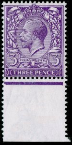 SG375 SPEC N22(6), 3d  bright violet, NH MINT. Cat £12.