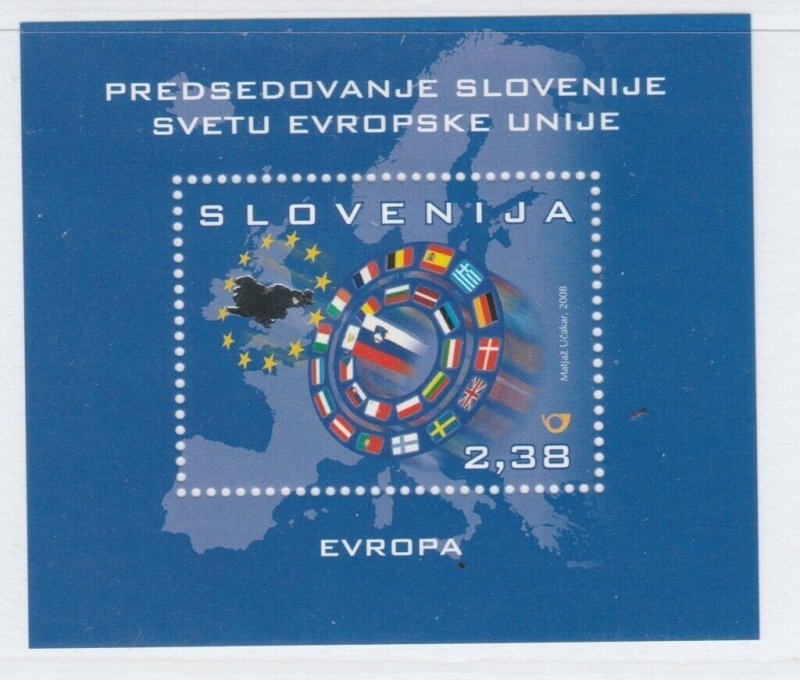 SLOVENIA Europa CEPT 2008 Presidency European Union MNH** Sheet 16929