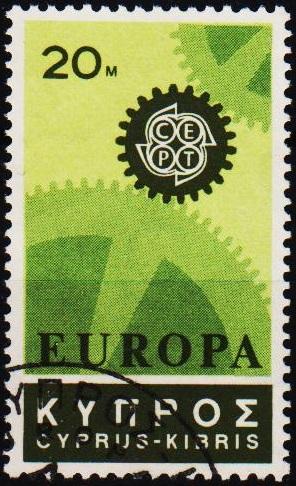 Cyprus. 1967 20m S.G.302 Fine Used