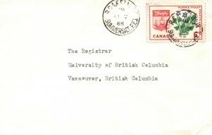 Canada 1965 - RCAF Summerside, PEI to Vancouver, British Columbia - F24747