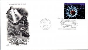 FDC 2000 SC #3443a Artcraft Cachet, Medusa - Monterey CA - Pair - J2818