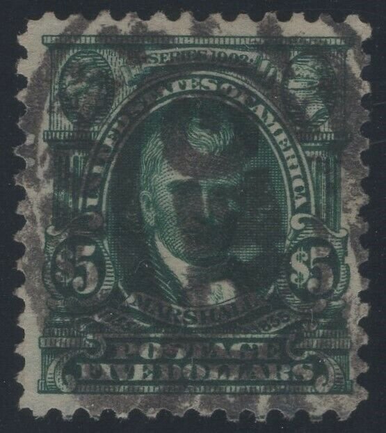 #313 Used, Extra Fine, Handstamp on Reverse,  SCV $675 (GD 3/11)