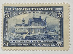 CANADA 1908 #99 Quebec Tercentenary Issue - MNG