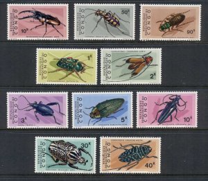 Congo DR 1971 Insects, Beetles MUH