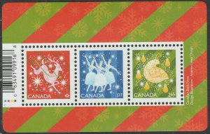 Canada 3199 Christmas Shiny & Bright souvenir sheet MNH 2019