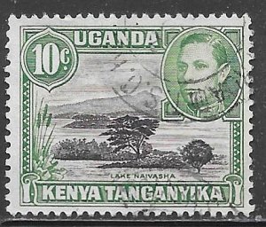 Kenya Uganda Tanganyika 70: 10c George VI, used, F-VF