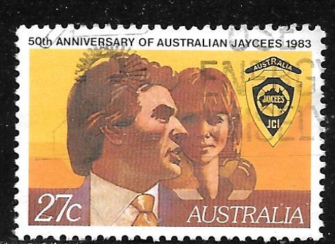 Australia 870: 27c Australian Jaycees, used, VF