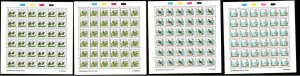 2002 - Tunisia- Tunisie - Fauna- Faune - Full sheets - Complete set 4v- MNH** 