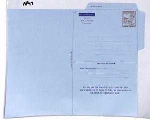 AP97 St Christopher Nevis Angla Airmail Air Letter Postal Stationery Cover PTS