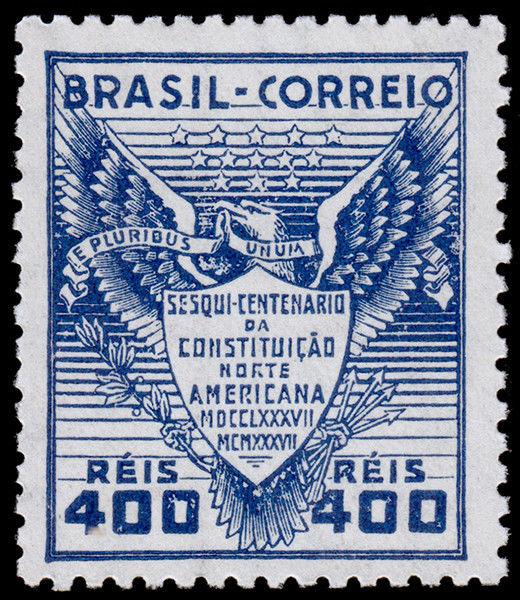 Brazil Scott 451 (1937) Mint LH VF, CV $2.75 C