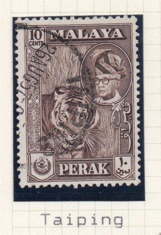 Malaya Perak 1957-65 Early Issue Fair Postmark on Used 10c. 176522