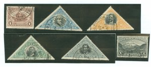 Ecuador #174-175/177-180 Used Single