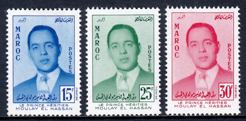 Morocco - Scott #16-18 - MH - SCV $6.40