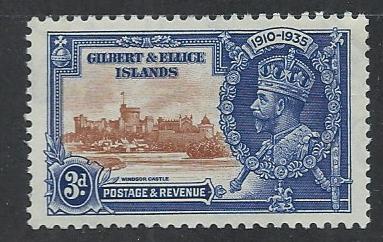 GILBERT & ELLICE ISLANDS SC# 35 VF OG 1935