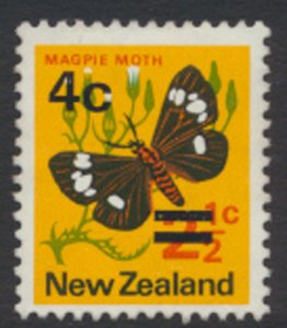 New Zealand  SC# 480 * SG 957d Used Moth 1973 surcharged see details & Scans