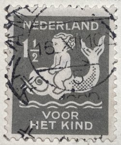 AlexStamps NETHERLANDS #B37 VF Used