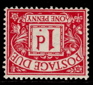 GB GV SG D2Wi, 1d carmine, NH MINT. WMK INVERTED