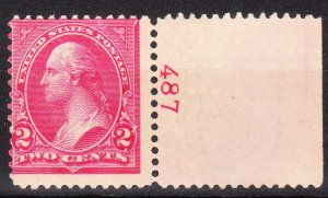 MOstamps - US #267a Mint OG NH Plate # Single - Lot # DS-4438 SCV $60