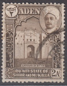 Aden Quaiti State of Shihr & Mukalla Scott #5 1942 Used