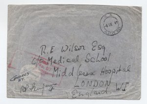 1941 British APO East Africa to London [6521.110]