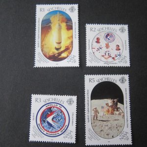 Seychelles 1989 Sc 676-9 space set MNH