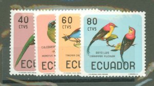 Ecuador #751 ABCD