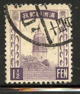 Manchukuo # 25, Used.