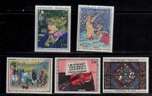 France MNH sc# 1113-7 Music Horse Art 2014CV $1.90