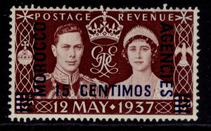 MOROCCO AGENCIES GVI SG164, 15c on 1½d maroon, M MINT. 