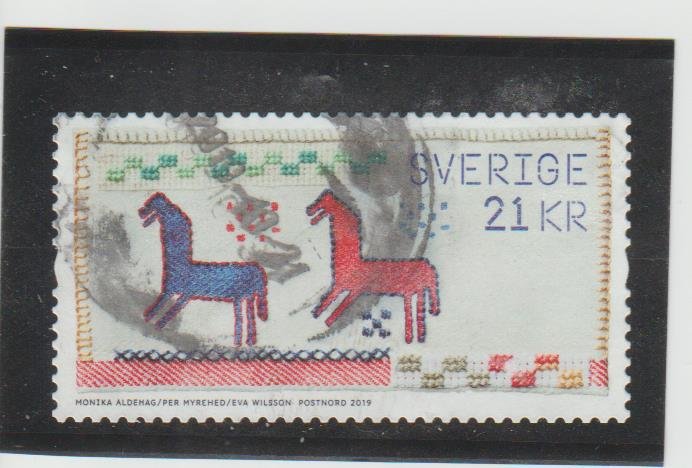 Sweden  Scott#  2837  Used  (2019 Embroidery)