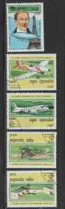 CAMBODIA #1295-1299  1993 ALBERTO SANTOS - DUMONT      MINT  VF NH O.G  CTO